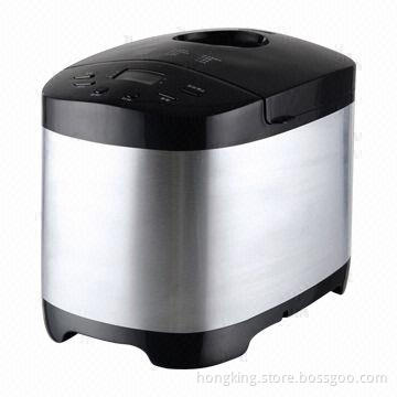 Bread Maker with Stainless Steel Body, LCD Display and 12 Programs
